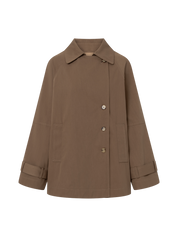 Rue de Tokyo Cajsa Trench Dark Brown – Detailbild 3