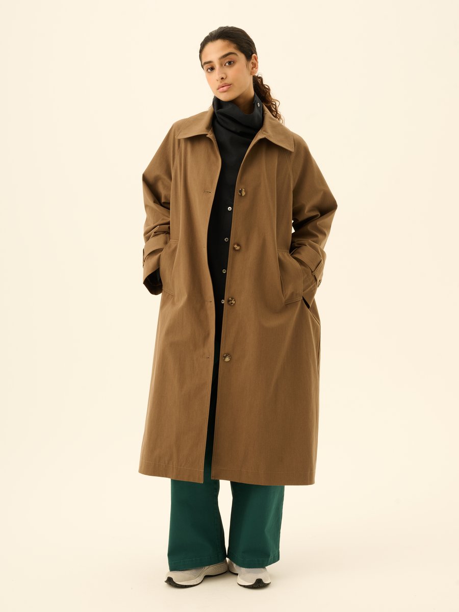 Rue de Tokyo Cory Trench Dark Brown – Detailbild 1