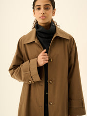 Rue de Tokyo Cory Trench Dark Brown – Detailbild 4
