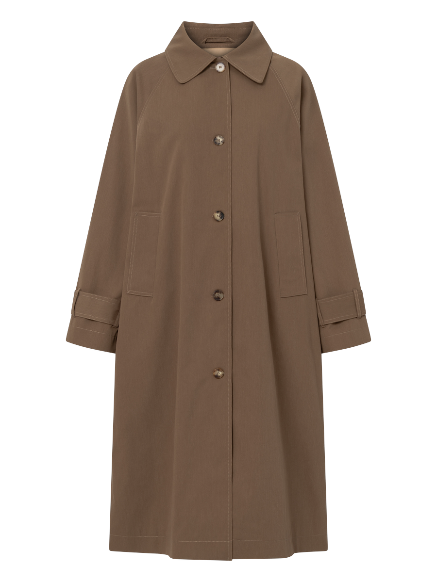 Rue de Tokyo Cory Trench Dark Brown – Detailbild 7