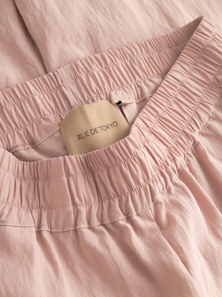 Rue de Tokyo Hose Prisila Crinkled Tencel Rose – Detailbild 1