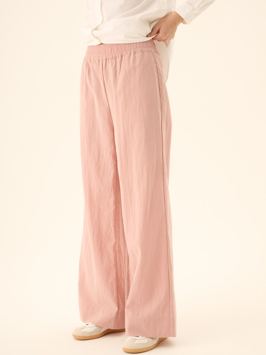 Rue de Tokyo Hose Prisila Crinkled Tencel Rose – Detailbild 3