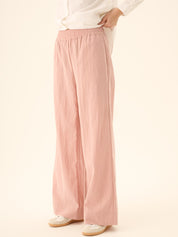 Rue de Tokyo Hose Prisila Crinkled Tencel Rose – Detailbild 3