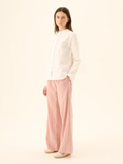 Rue de Tokyo Hose Prisila Crinkled Tencel Rose – Detailbild 4