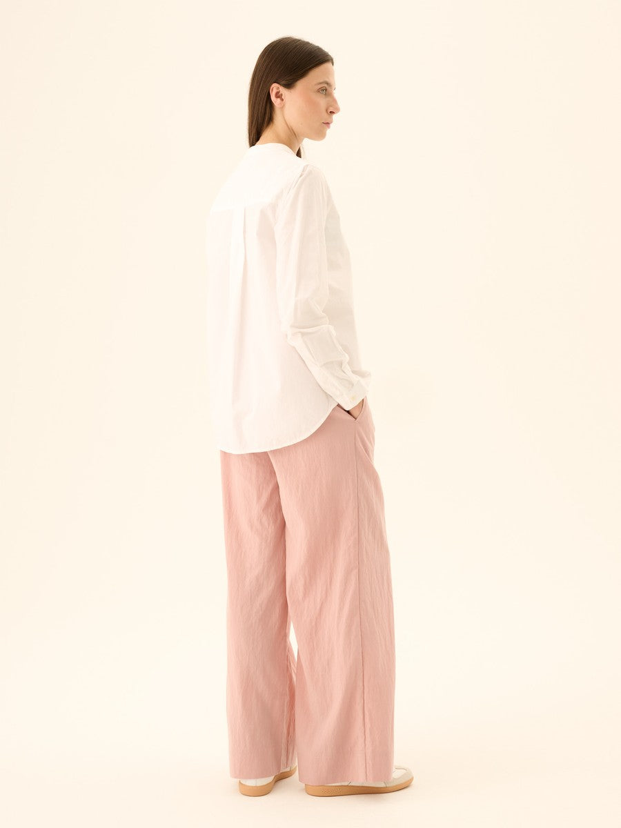 Rue de Tokyo Hose Prisila Crinkled Tencel Rose – Detailbild 5