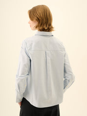 Rue de Tokyo Sylina Shirt White/Light Blue Stripe – Produktbild