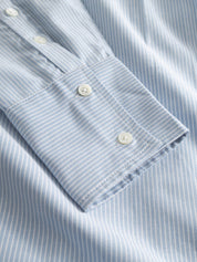 Rue de Tokyo Sylina Shirt White/Light Blue Stripe – Detailbild 3