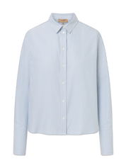 Rue de Tokyo Sylina Shirt White/Light Blue Stripe – Detailbild 5