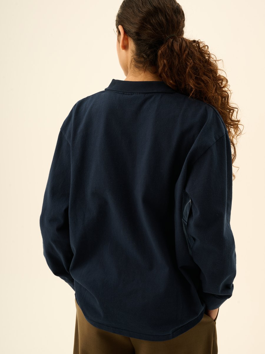 Rue de Tokyo Tenna Polo Dark Navy – Detailbild 2