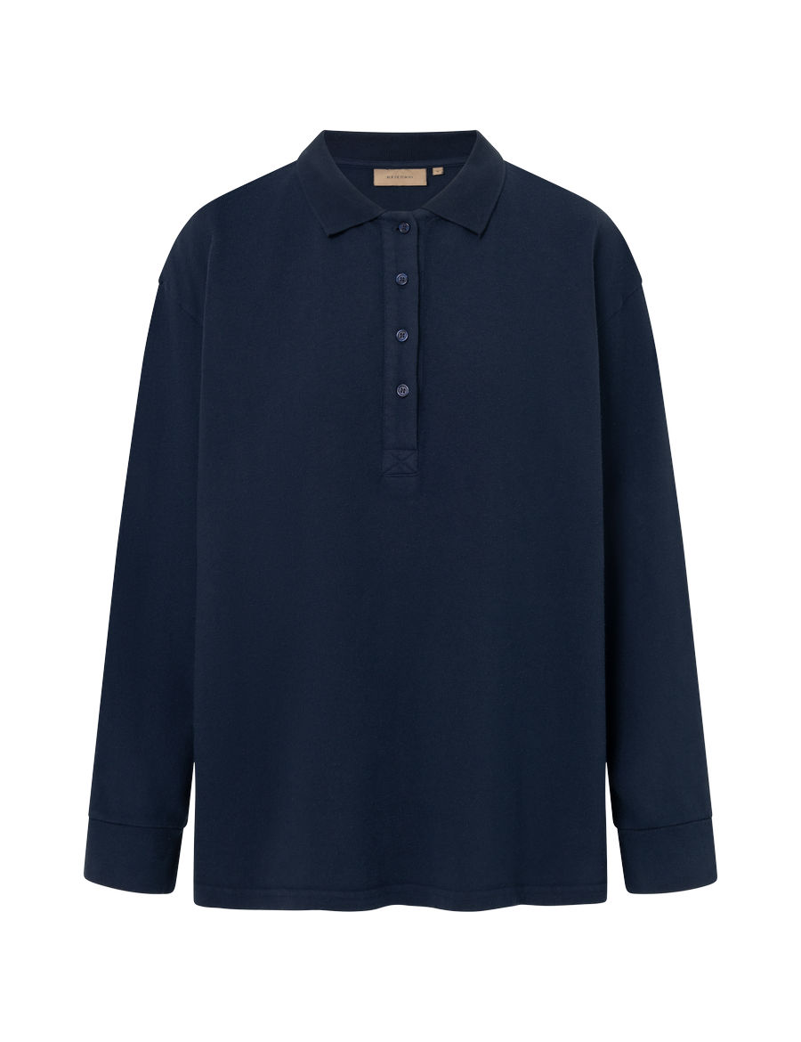 Rue de Tokyo Tenna Polo Dark Navy – Detailbild 4