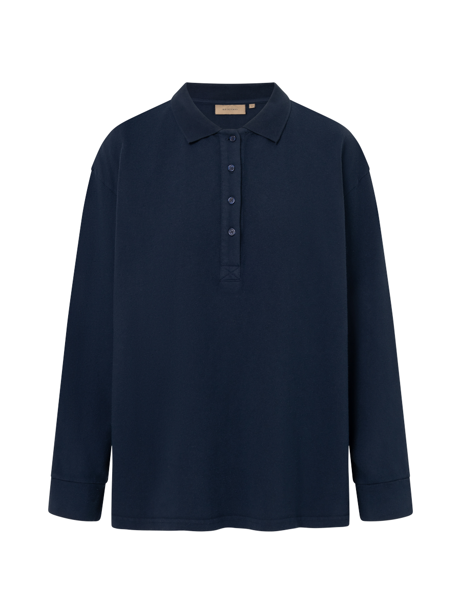 Rue de Tokyo Tenna Polo Dark Navy – Detailbild 4