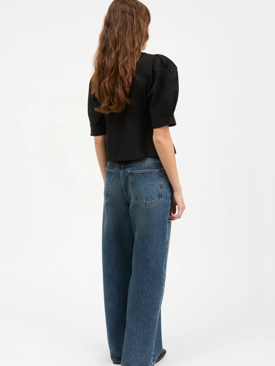 Skall Studio Anastasia Blouse Black – Detailbild 3