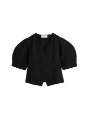 Skall Studio Anastasia Blouse Black – Detailbild 4