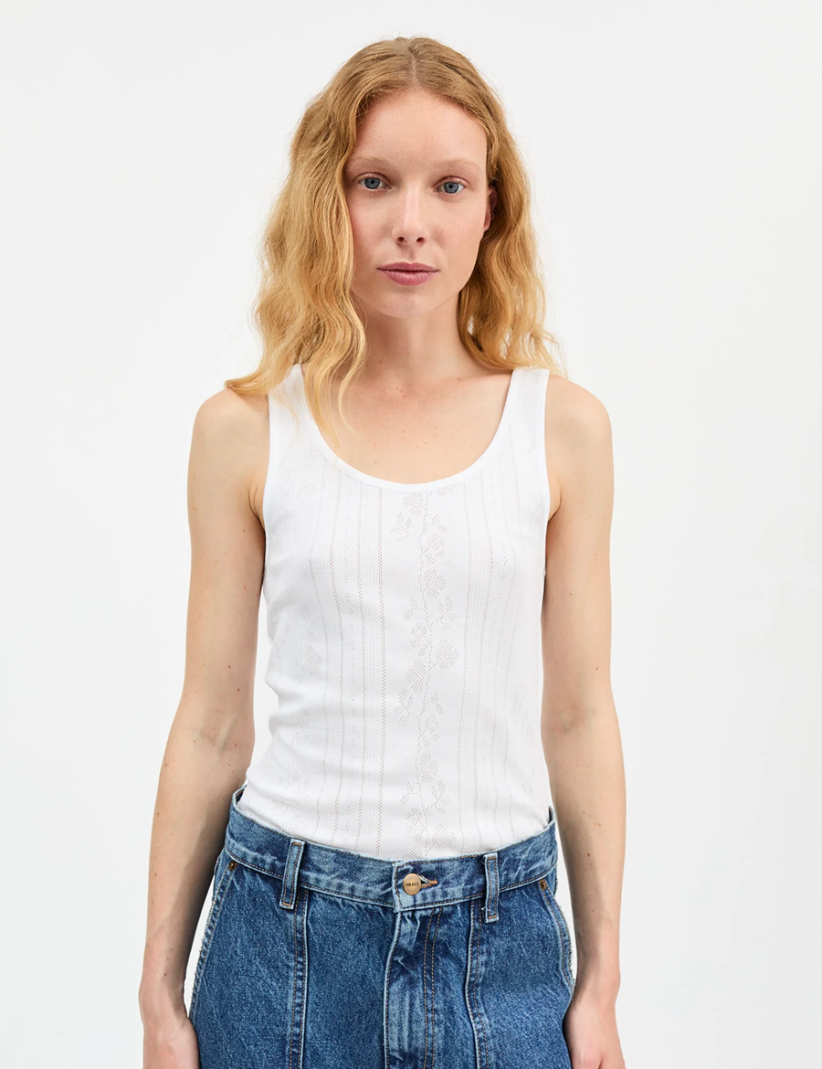 Skall Studio Anna Top White – Detailbild 3