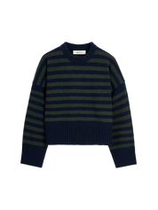 Skall Studio Campa Jumper Navy Green Stripe – Detailbild 4
