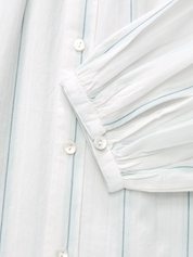 Skall Studio Cilla Shirt White/Navy Stripe – Detailbild 4