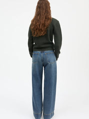 Skall Studio Heather Highwaist Jeans Washed Dark Blue – Detailbild 3