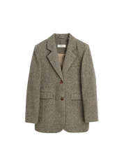 Skall Studio Joan Blazer Brown Herringbone – Detailbild 4