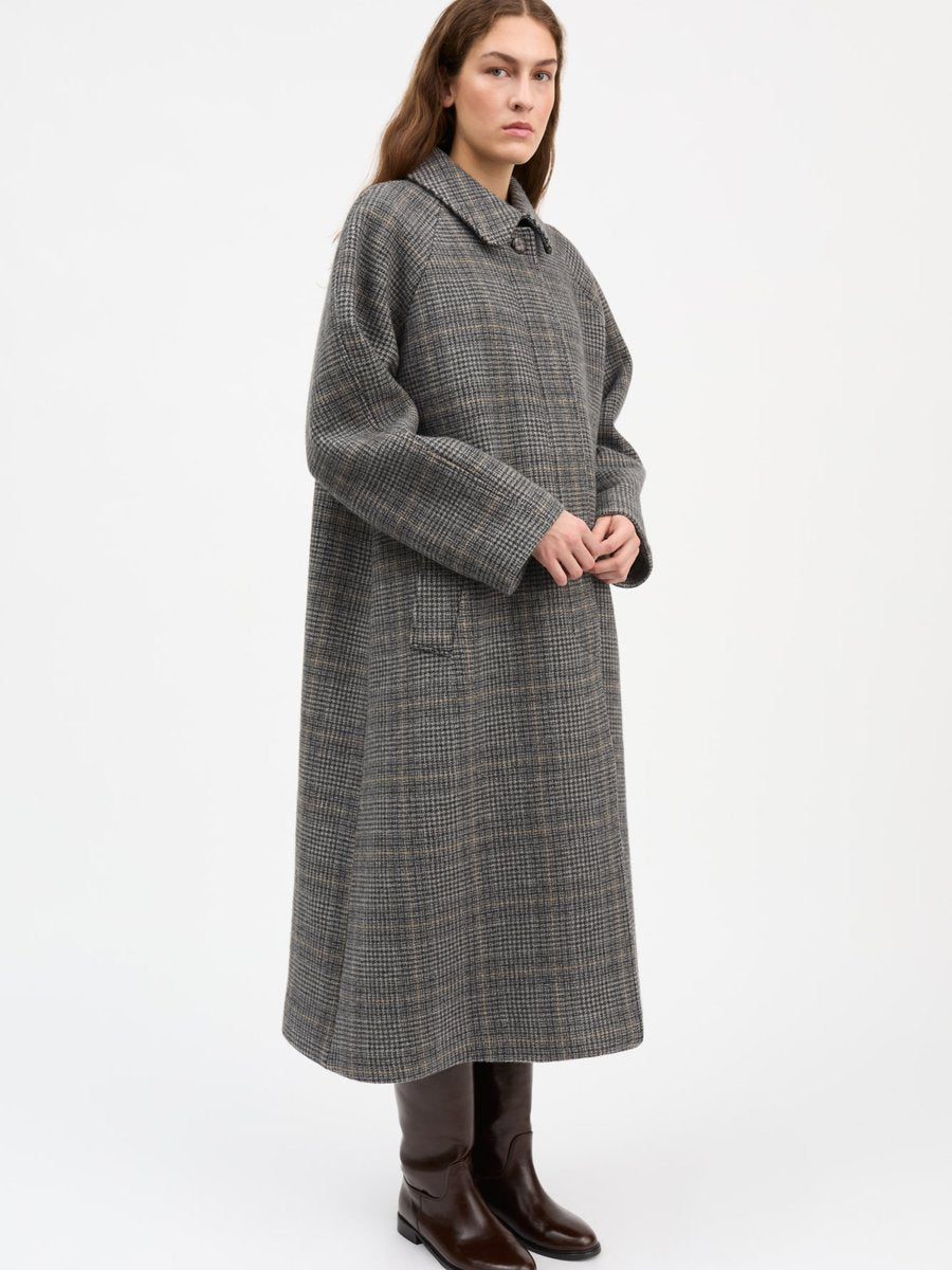 Skall Studio Mary Coat Grey Check – Detailbild 1