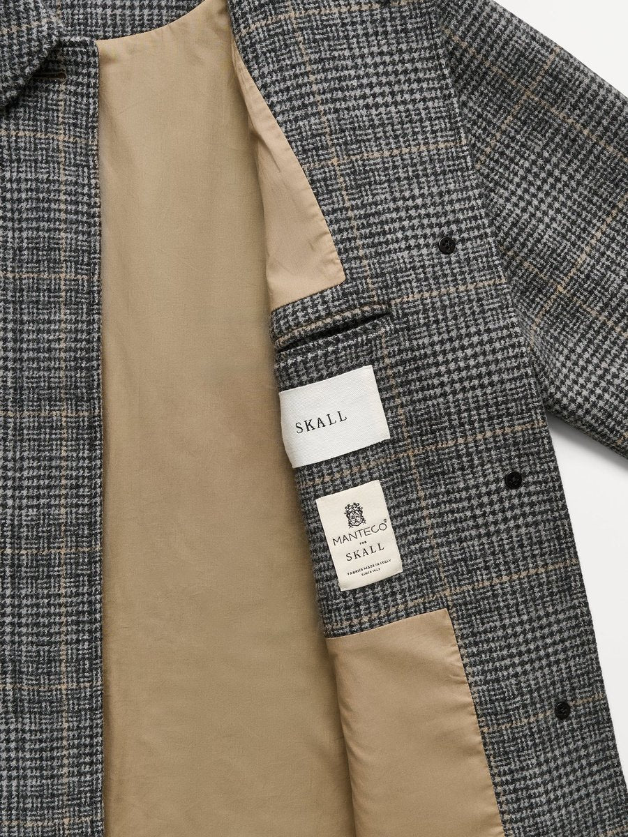Skall Studio Mary Coat Grey Check – Detailbild 2