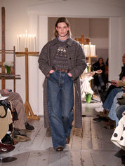 Skall Studio Mary Coat Grey Check – Detailbild 5