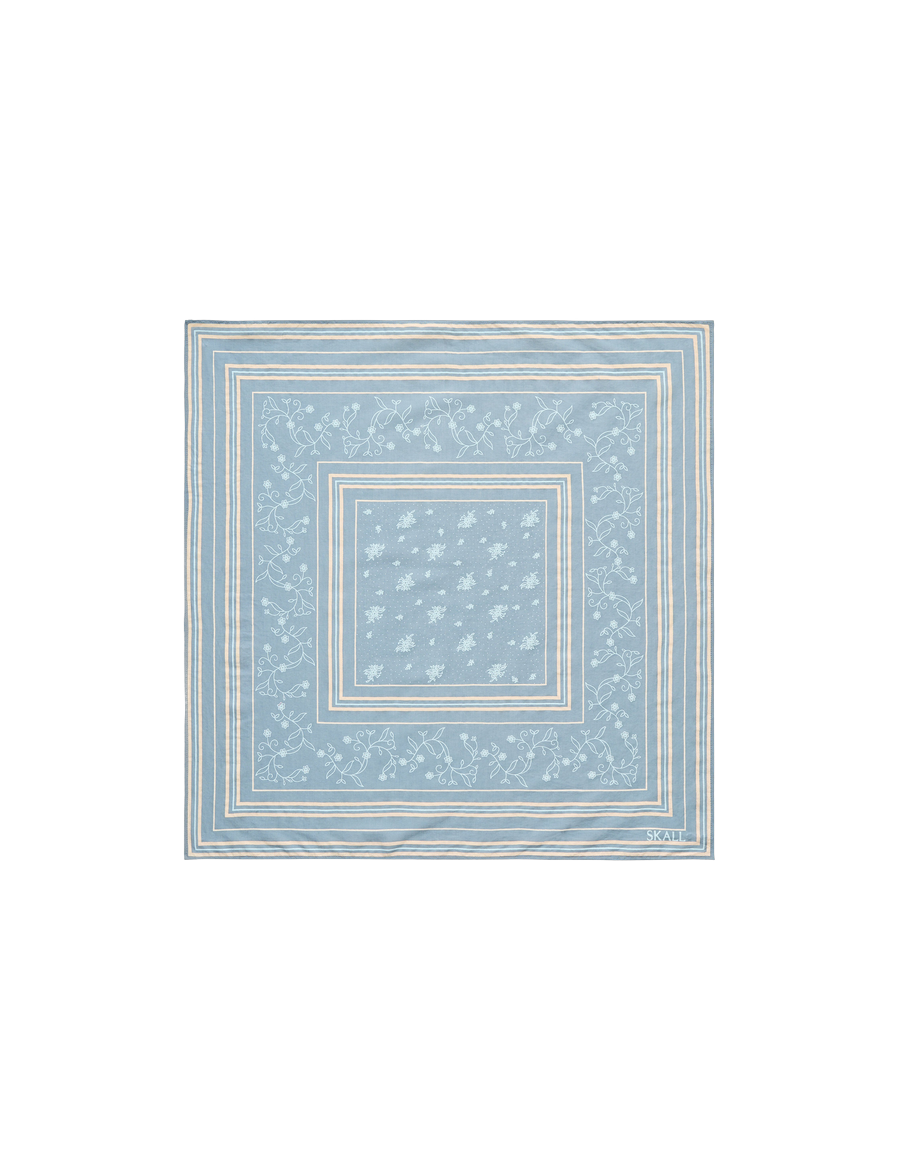 Skall Studio skall classic skarf 55 x 55 cm Stormy blue – Produktbild