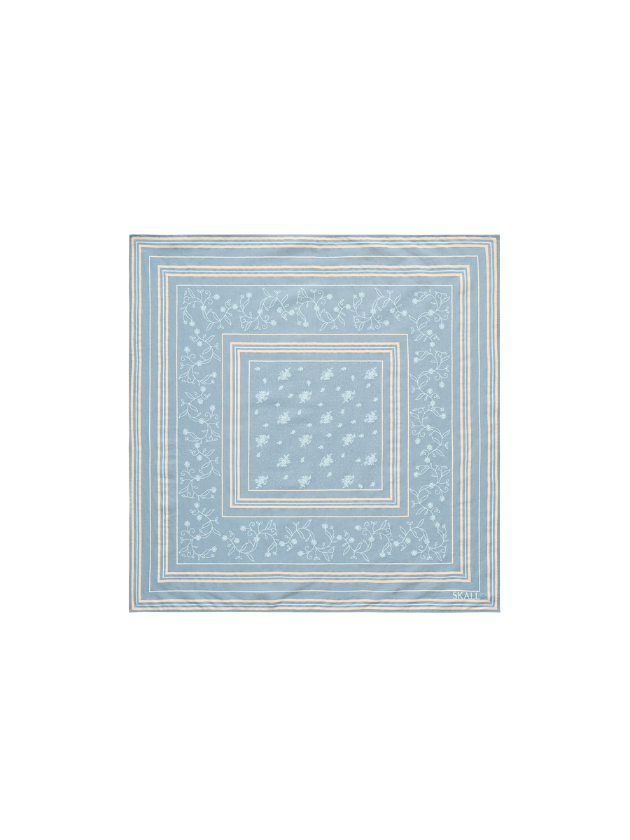 Skall Studio skall classic skarf 55 x 55 cm Stormy blue – Produktbild
