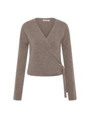 St. Agni Cashmere Wrap Cardigan Vapor – Detailbild 10