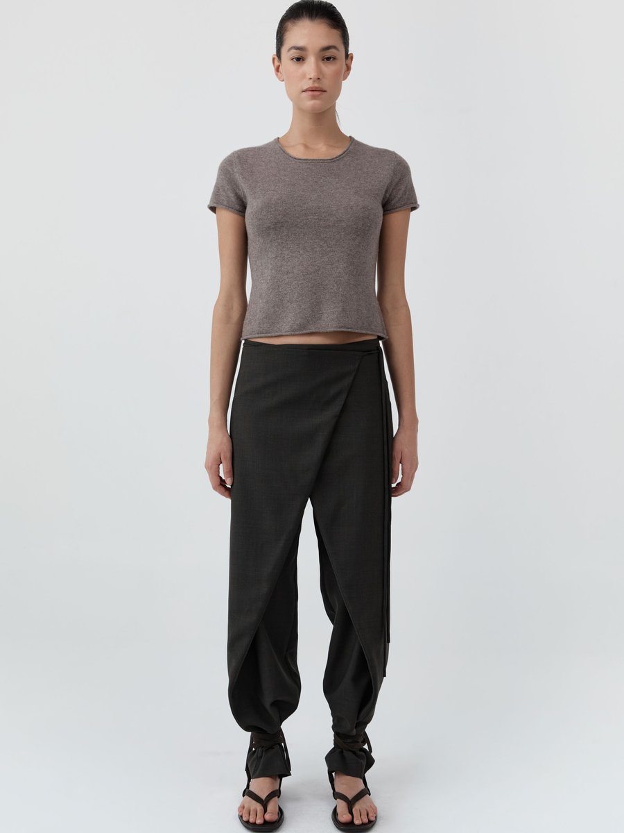 St. Agni Fine Merino Wool Baby Tee Vapor – Produktbild