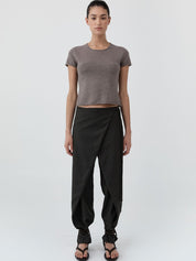 St. Agni Fine Merino Wool Baby Tee Vapor – Produktbild