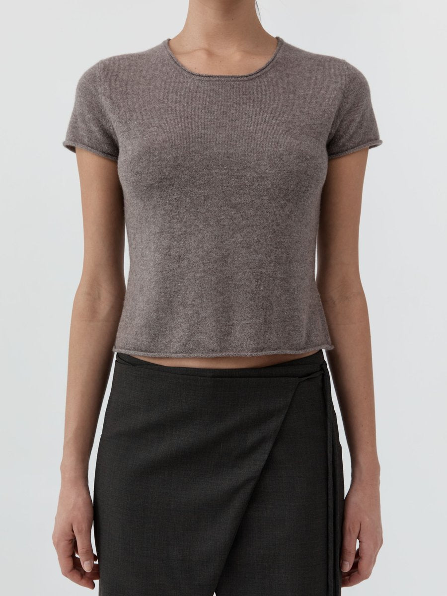 St. Agni Fine Merino Wool Baby Tee Vapor – Detailbild 2