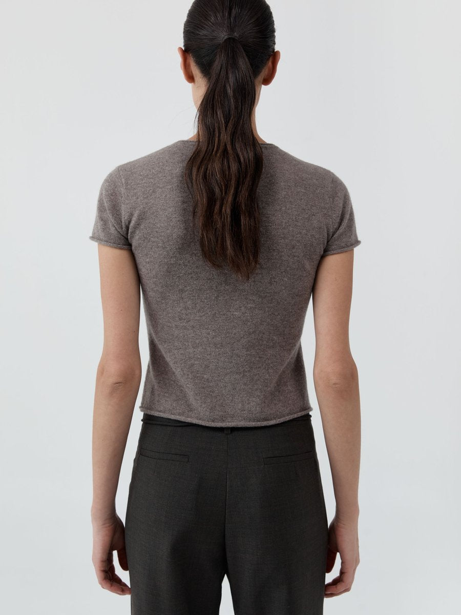 St. Agni Fine Merino Wool Baby Tee Vapor – Detailbild 5