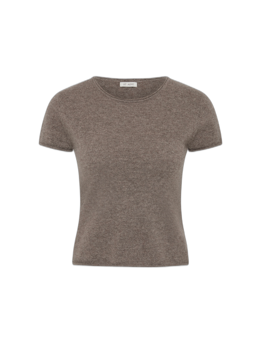 St. Agni Fine Merino Wool Baby Tee Vapor – Detailbild 8