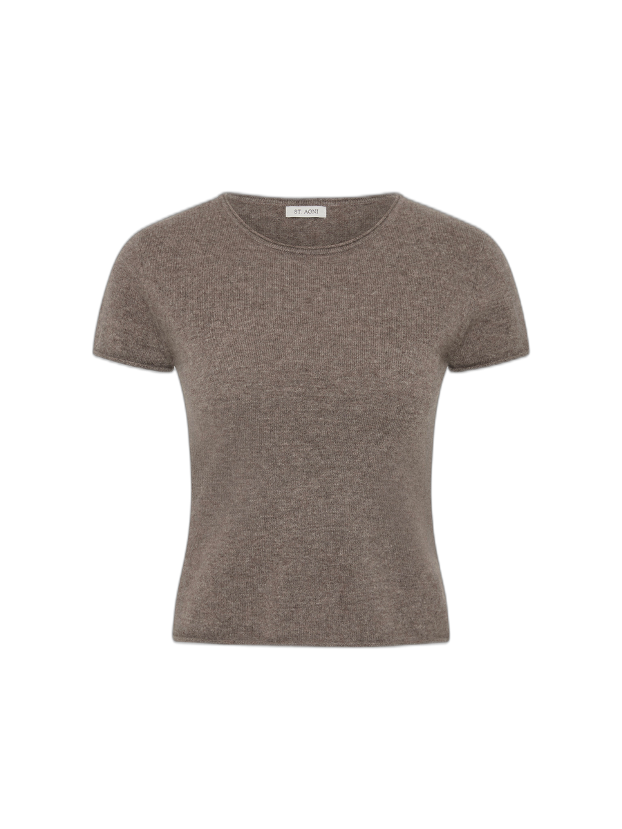 St. Agni Fine Merino Wool Baby Tee Vapor – Detailbild 8