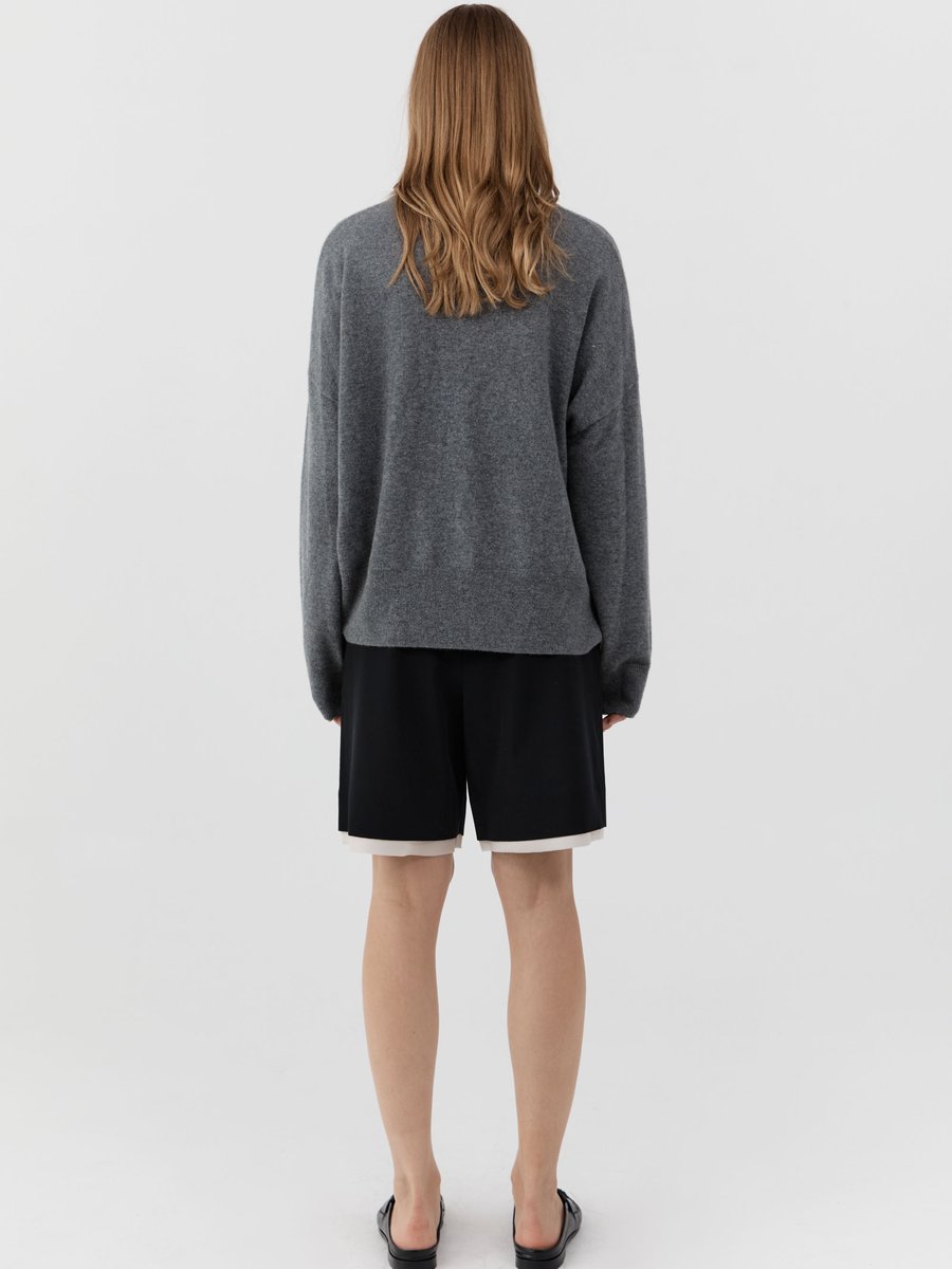 St. Agni Layered Bermuda Shorts Black – Detailbild 6