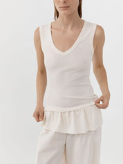 St. Agni Organic Cotton 90s Top Talco – Detailbild 3