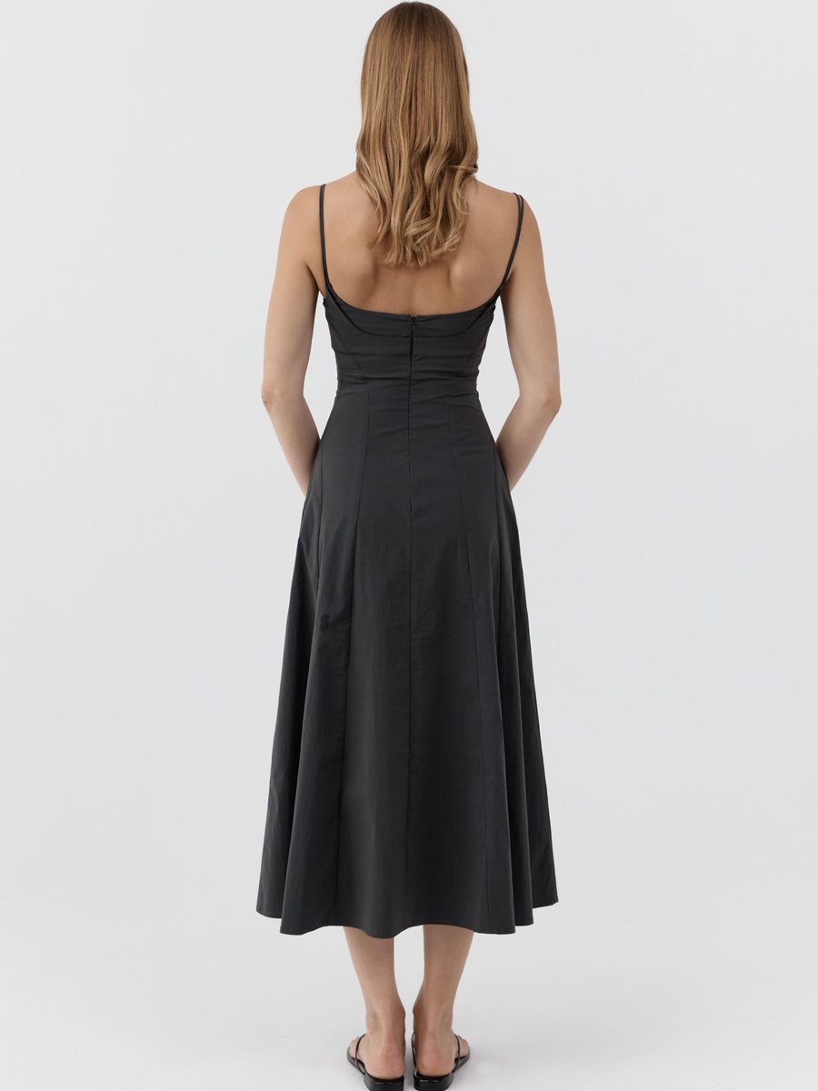 St. Agni Panelled Bustier Dress Magnet – Detailbild 2