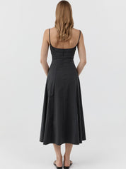 St. Agni Panelled Bustier Dress Magnet – Detailbild 2