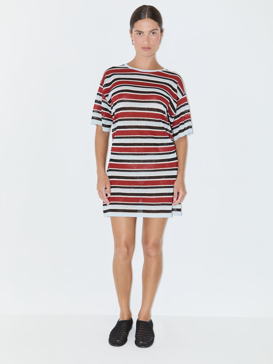 Zulu & Zephyr Bold Stripe T-Shirt Knit Dress Bold Stripe – Produktbild