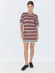 Zulu & Zephyr Bold Stripe T-Shirt Knit Dress Bold Stripe – Detailbild 1