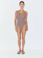 Zulu & Zephyr Bold Stripe Towelling One Piece Bold Stripe – Produktbild