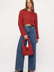 Zulu & Zephyr Red Petite Shoulder Bag  – Detailbild 10